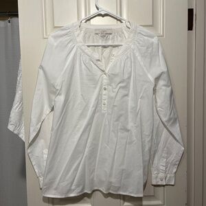 White peasant shirt